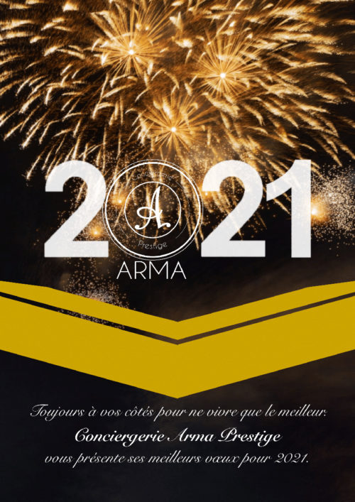 Nouvel an 2021 Conciergerie Arma Prestige